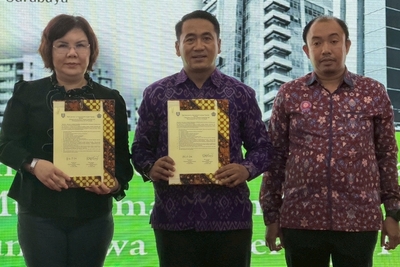 中華醫大與印尼穆罕默德大學簽署合作備忘錄跨國專業人才培育及學術交流  校長李碧娥及楊堉麟、謝政蓉、黃昭祥等4位教授獲穆罕默德大學合聘教授圖片